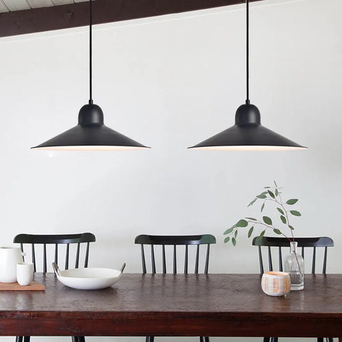 Modern Nordic UFO style chandelier with decorative multicolour lamps - vue 2 sur 11