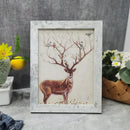 Retro wooden photo frame for desktop decor