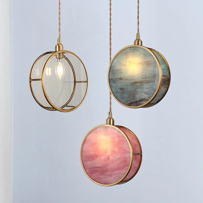 Creative glass pendant light nordic style for interior decoration