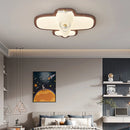 Wooden airplane ceiling light for children's bedroom with playful design