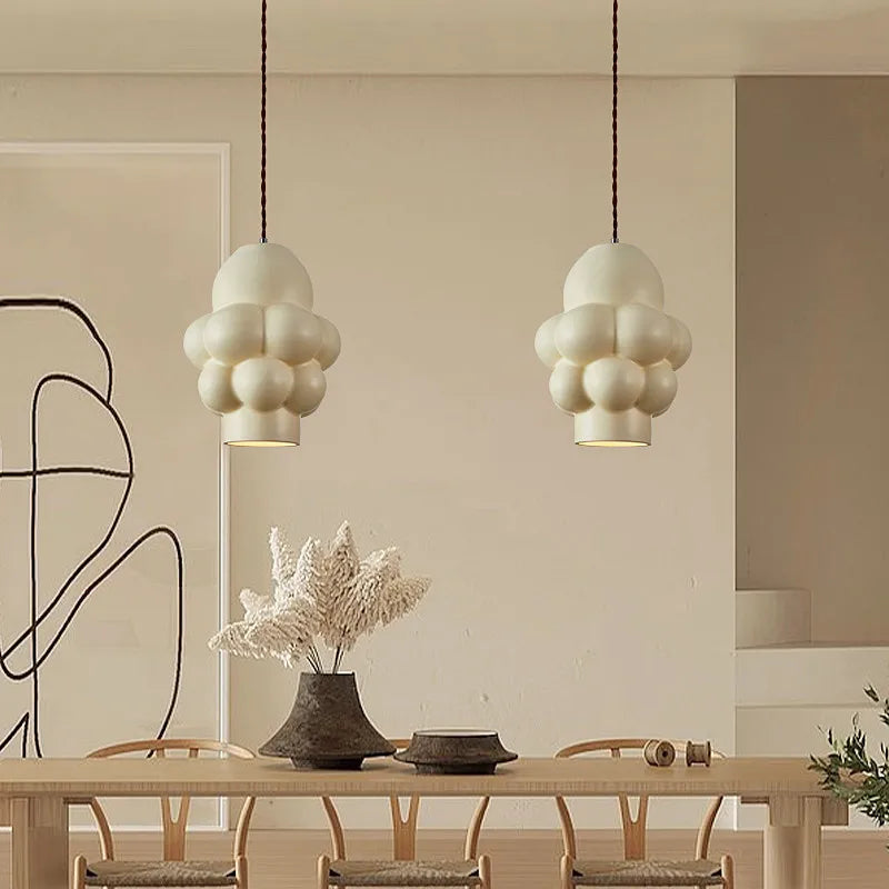 Wabi sabi style nordic LED chandelier for bar and restaurant