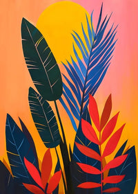 Abstract painting for modern aesthetic wall decoration