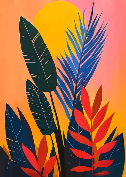 Abstract painting for modern aesthetic wall decoration