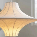 Minimalist wabi sabi silk chandelier with integrated LED