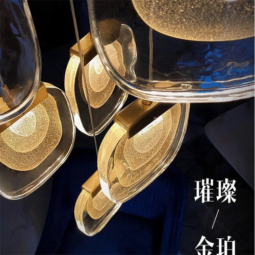 luxury Nordic design pendant light for modern interior decoration - vue 5 sur 8