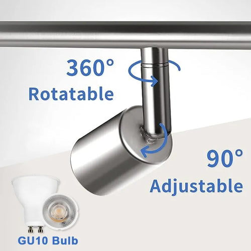 Adjustable multi-angle LED ceiling light - vue 5 sur 8