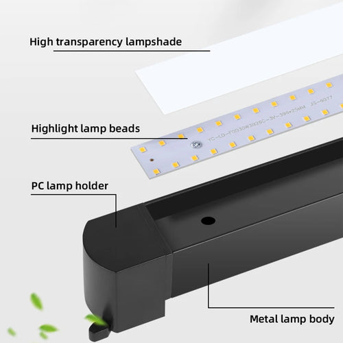 Designer rail ceiling light for indoor and modern lighting - vue 5 sur 28