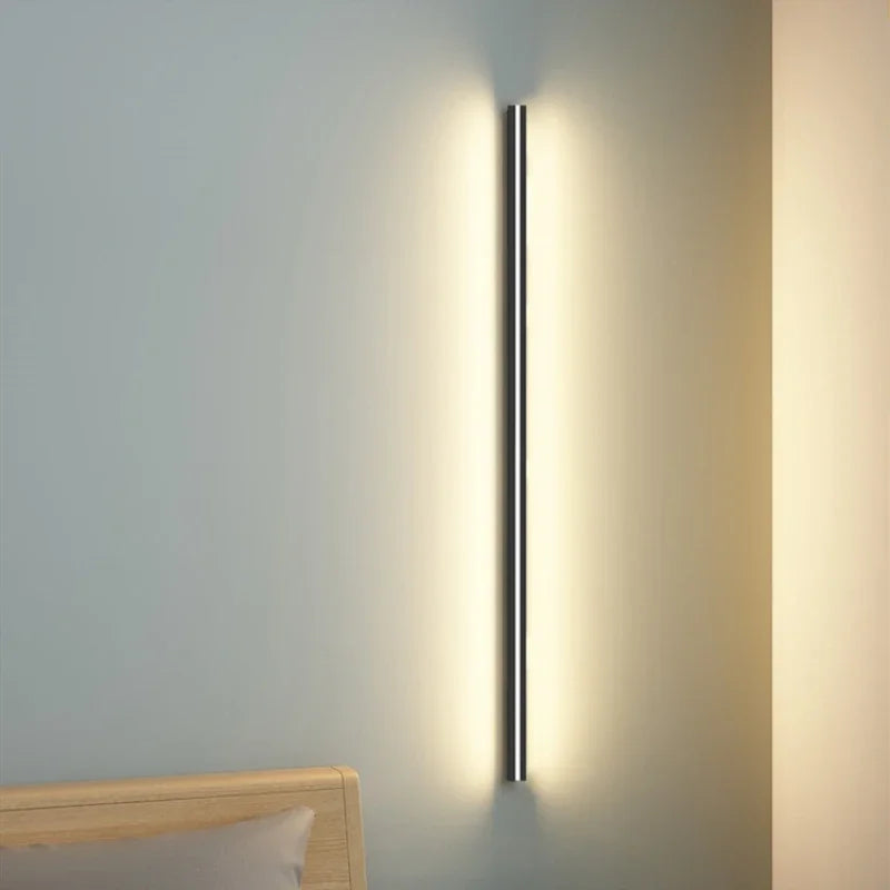 Modern LED wall light with dimmer switch for decor - vue 4 sur 22