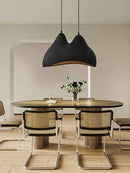 Minimalist creative LED chandelier wabi sabi nordic lighting