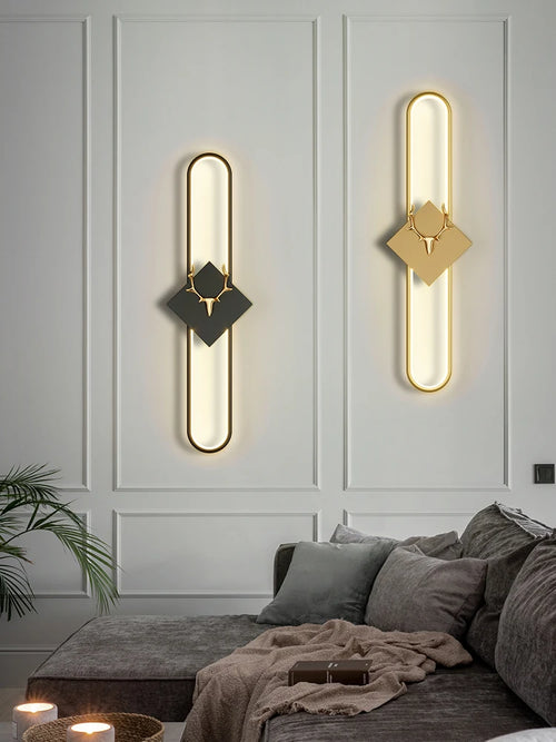 Nordic LED wall light modern design for indoor decoration - vue 2 sur 16