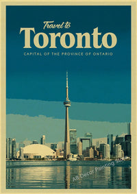 Vintage travel poster chicago las vegas and cairo