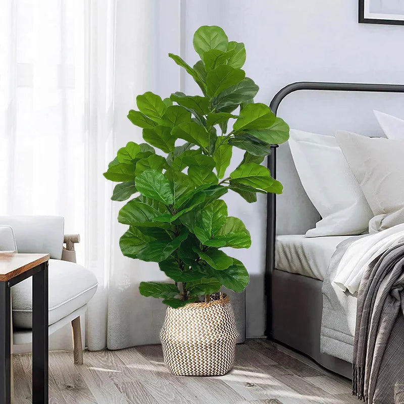Artificial tropical ficus tree for indoor and outdoor decoration
