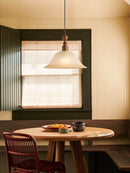 Solid wood pendant light in Japanese retro style for interior decoration