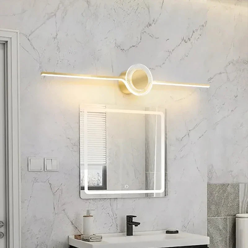 Modern aluminium wall light for indoor decor