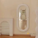 Oval decorative wall mirror nordic style for bedroom