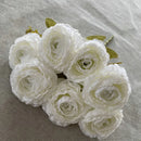 Artificial silk peony bouquet for floral decoration