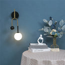 Creative iron u-shaped wall light
