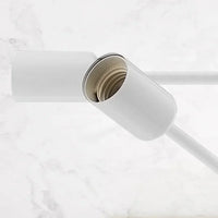 Modern nordic sputnik semi flush chandelier with electroplated finish