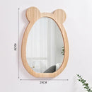 cute decorative wooden hanging mirrors for kids