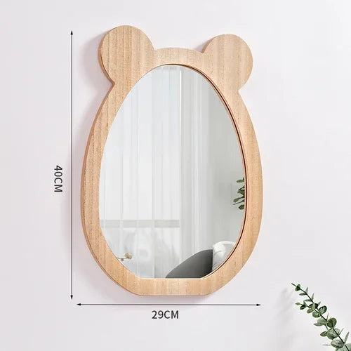 cute decorative wooden hanging mirrors for kids - vue 13 sur 13