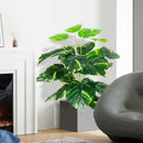 Artificial monstera plant with large leaves for indoor decoration