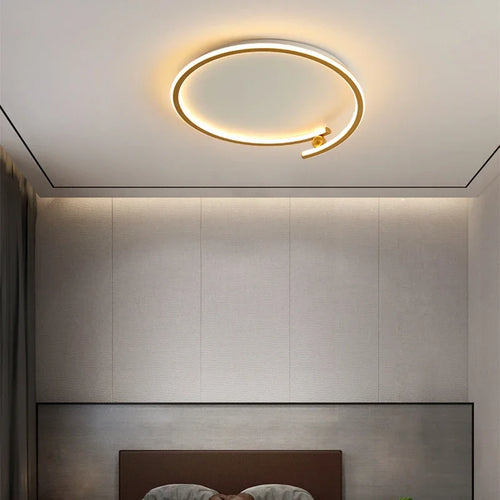 Modern LED ceiling light for elegant interior decor - vue 5 sur 8