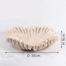 Modern wabi-sabi style marble storage tray artistic décor