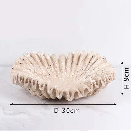 Modern wabi-sabi style marble storage tray artistic décor - vue 9 sur 8
