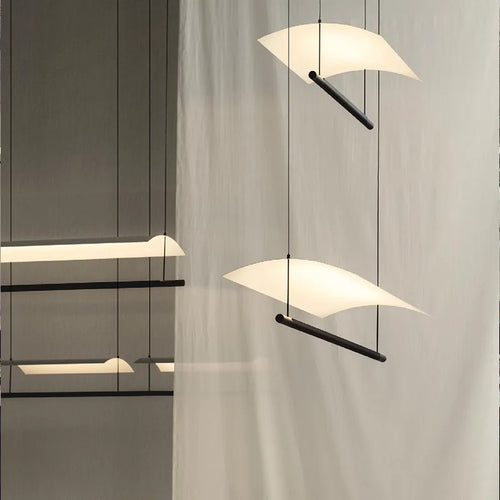 Modern minimalist designer chandelier for interior and decor - vue 6 sur 12