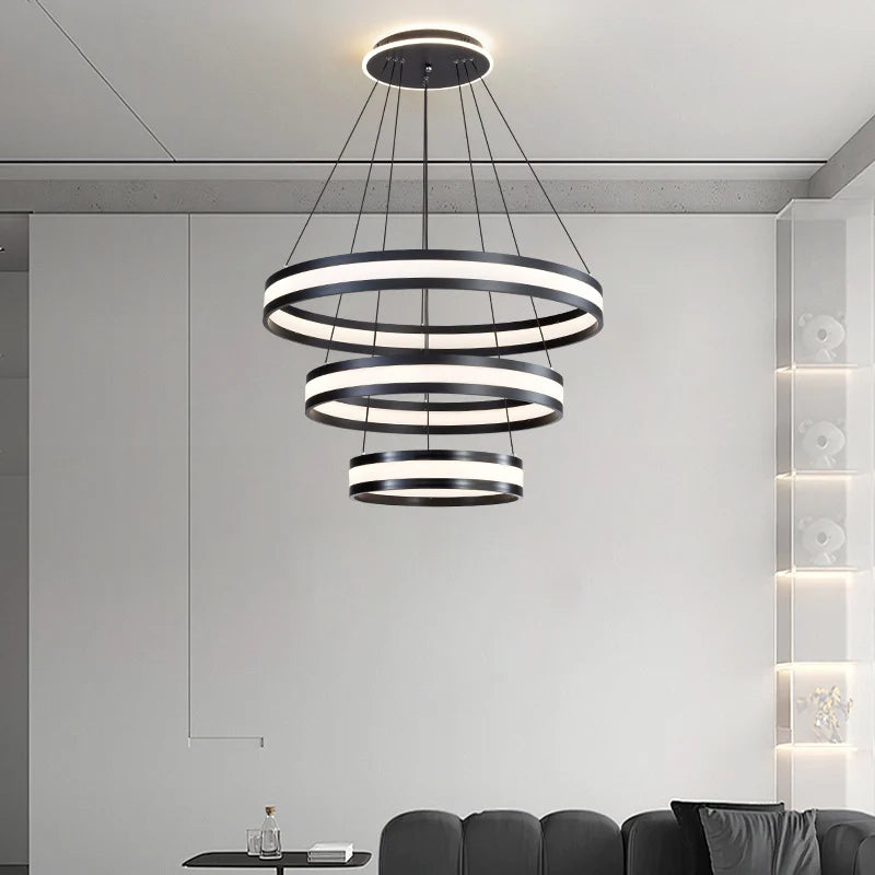 Modern Italian minimalist chandelier for a luxurious atmosphere