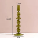 European glass candle holder for decoration and weddings