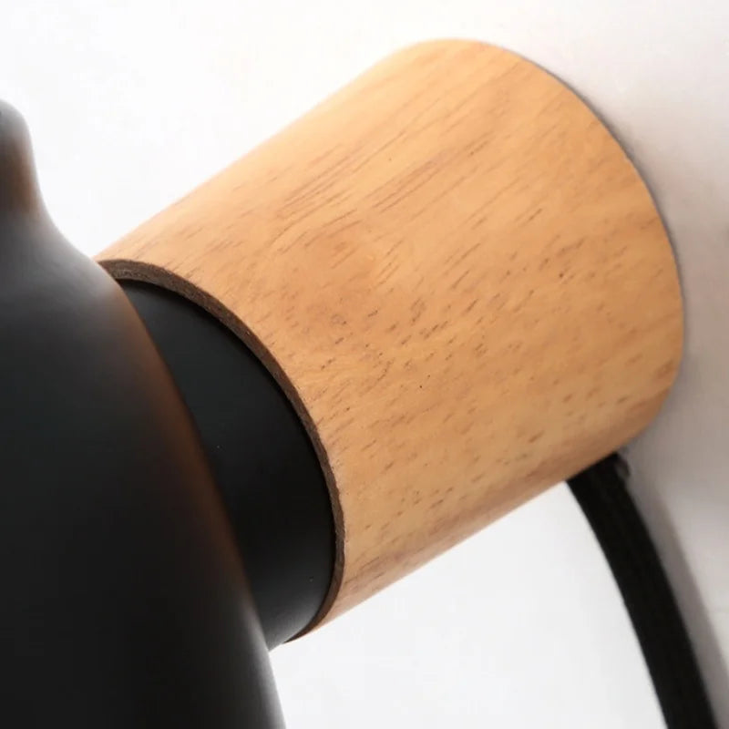 Nordic simple wall light with rotary switch - vue 6 sur 8