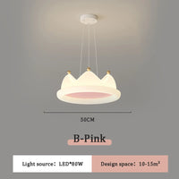 Romantic chandelier for modern little girl's bedroom
