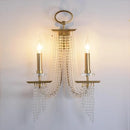Modern luxury decorative crystal LED wall light