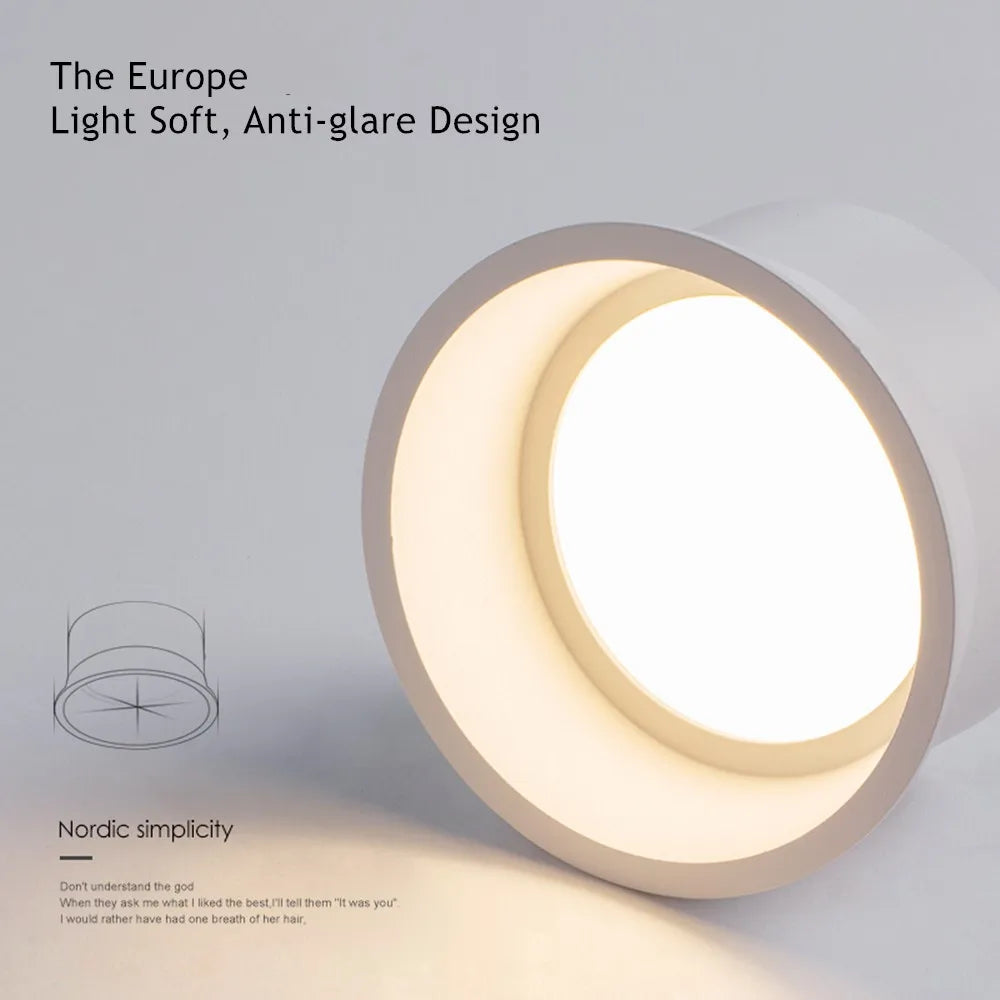 Dimmable anti-glare LED spotlight for indoor lighting - vue 2 sur 6