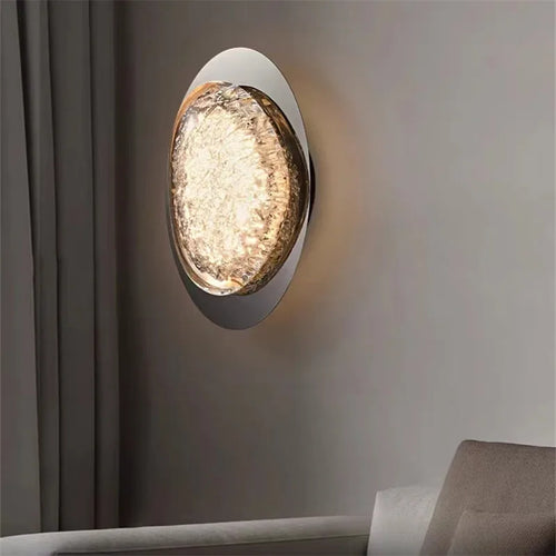 Luxury crystal wall lamp with LED light - vue 4 sur 9