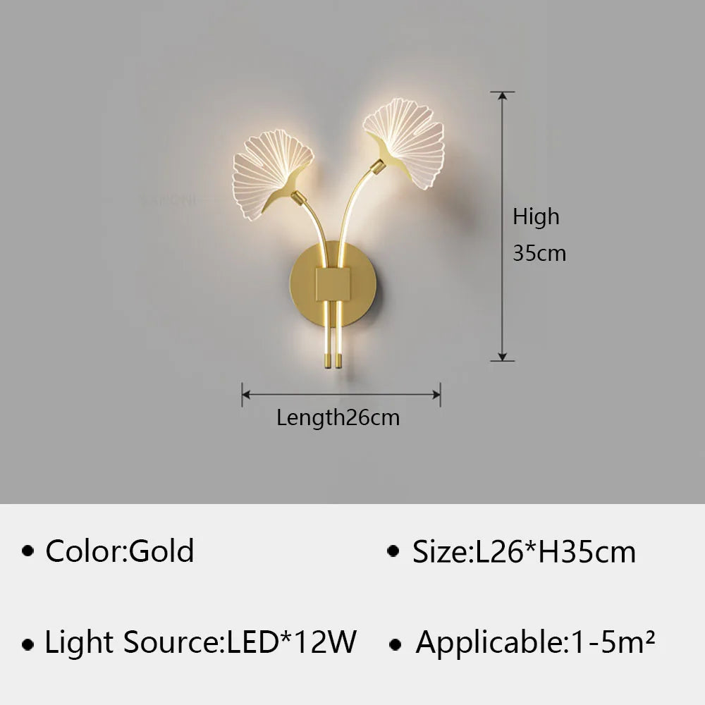 Modern LED wall light for elegant interior decor - vue 11 sur 21