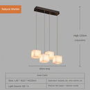 Spanish marble chandelier with minimalist Chinese style for elegant interiors