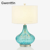 Modern water ripple table lamp for interior decoration