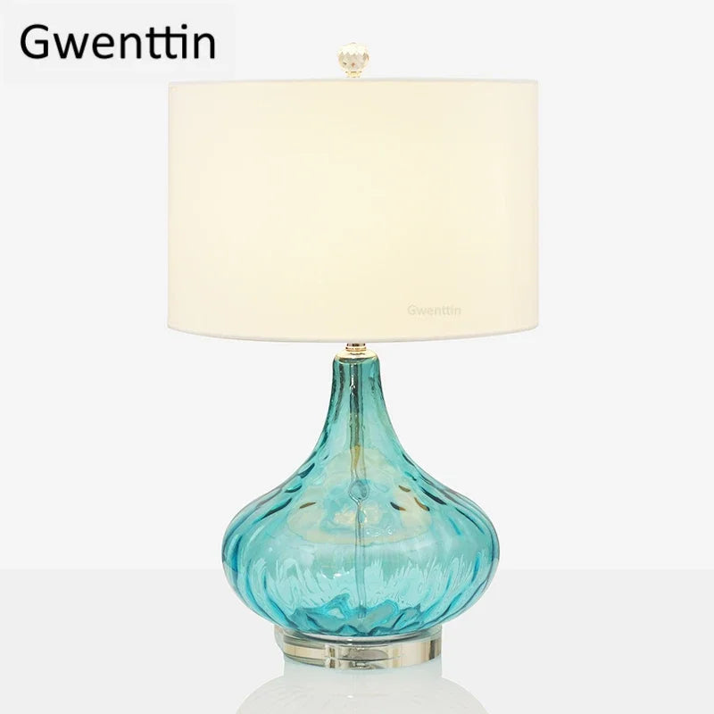 Modern water ripple table lamp for interior decoration