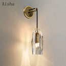American-style crystal wall light for interior decoration