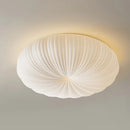 Modern LED ceiling light with pumpkin shade, dimmable
