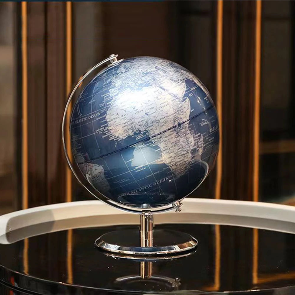 retro world globe for children's education and decoration - vue 4 sur 7