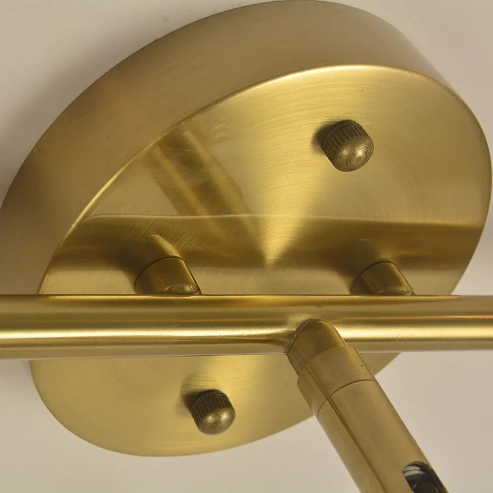 Modern metal wall light with LED lighting - vue 7 sur 7