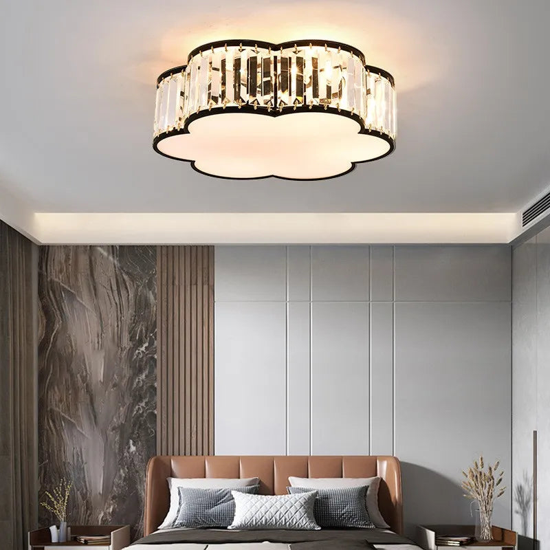 Modern crystal ceiling light european style creative LED fixture