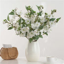 Artificial silk rose bouquet for interior decoration