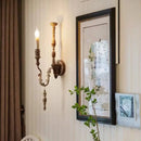 Retro loft vintage wood wall light
