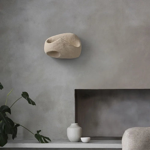 Nordic wabi sabi cement wall light creative design for decoration - vue 5 sur 14