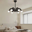 Romantic metal chandelier with water pipe LED for indoors