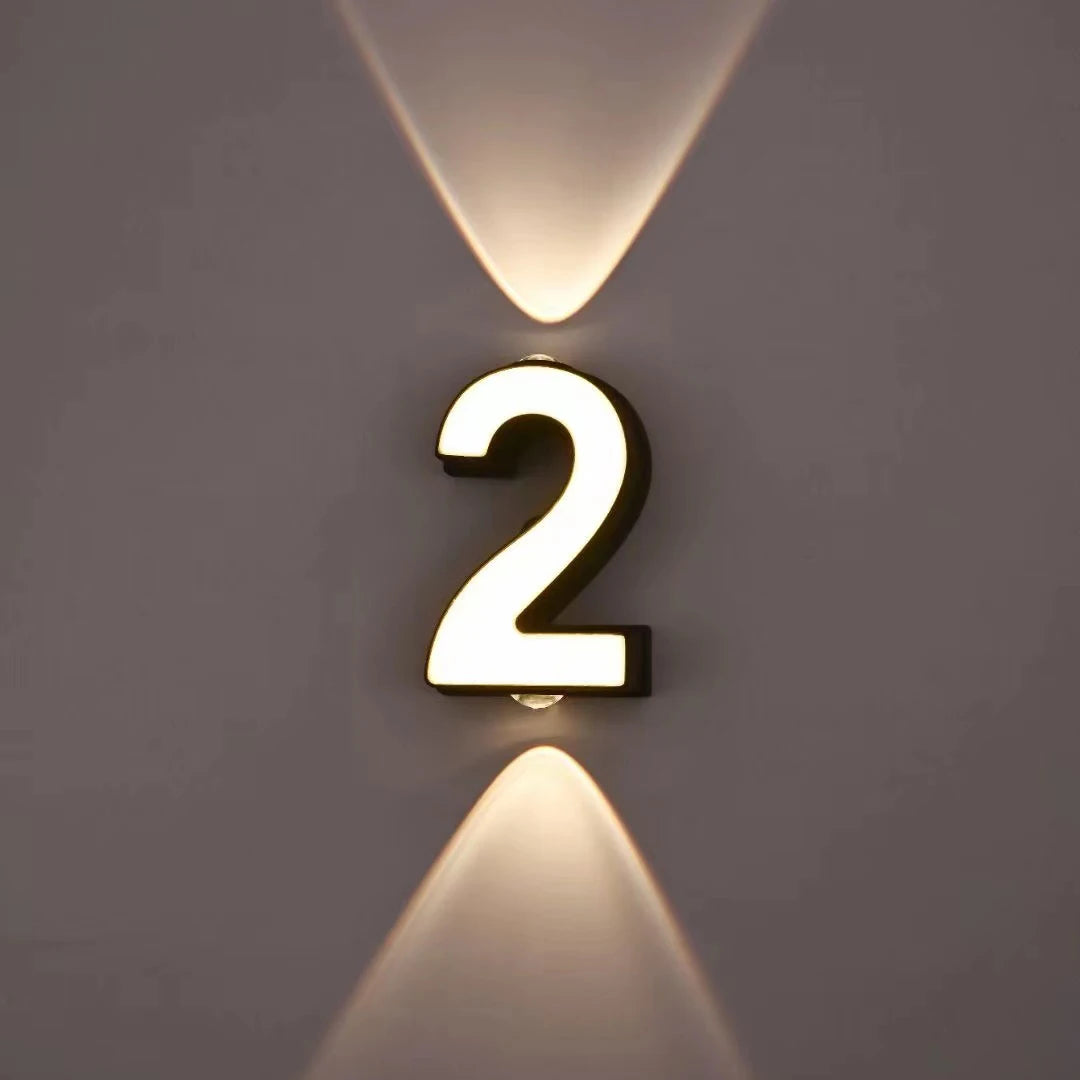 Waterproof outdoor digital LED projection landscape signature lamp - vue 3 sur 15